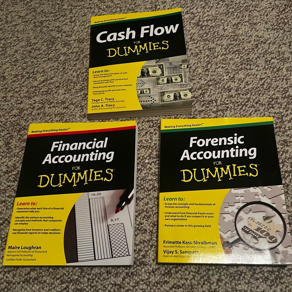For Dummies - Cash Flow, Financial Accounting, Forensic Accounting - Books